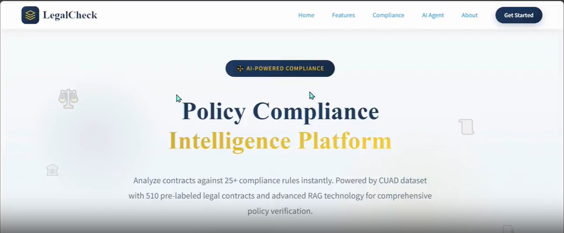 LegalCheck – AI Compliance Agent