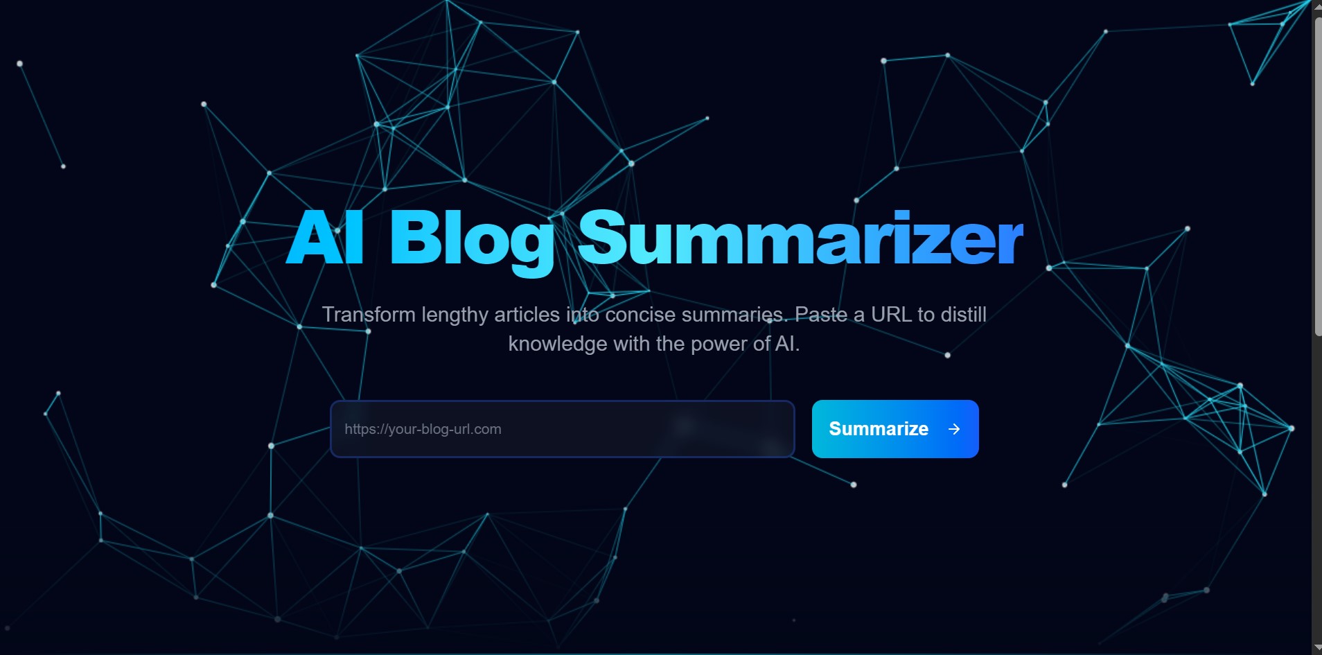 AI Blog Summariser